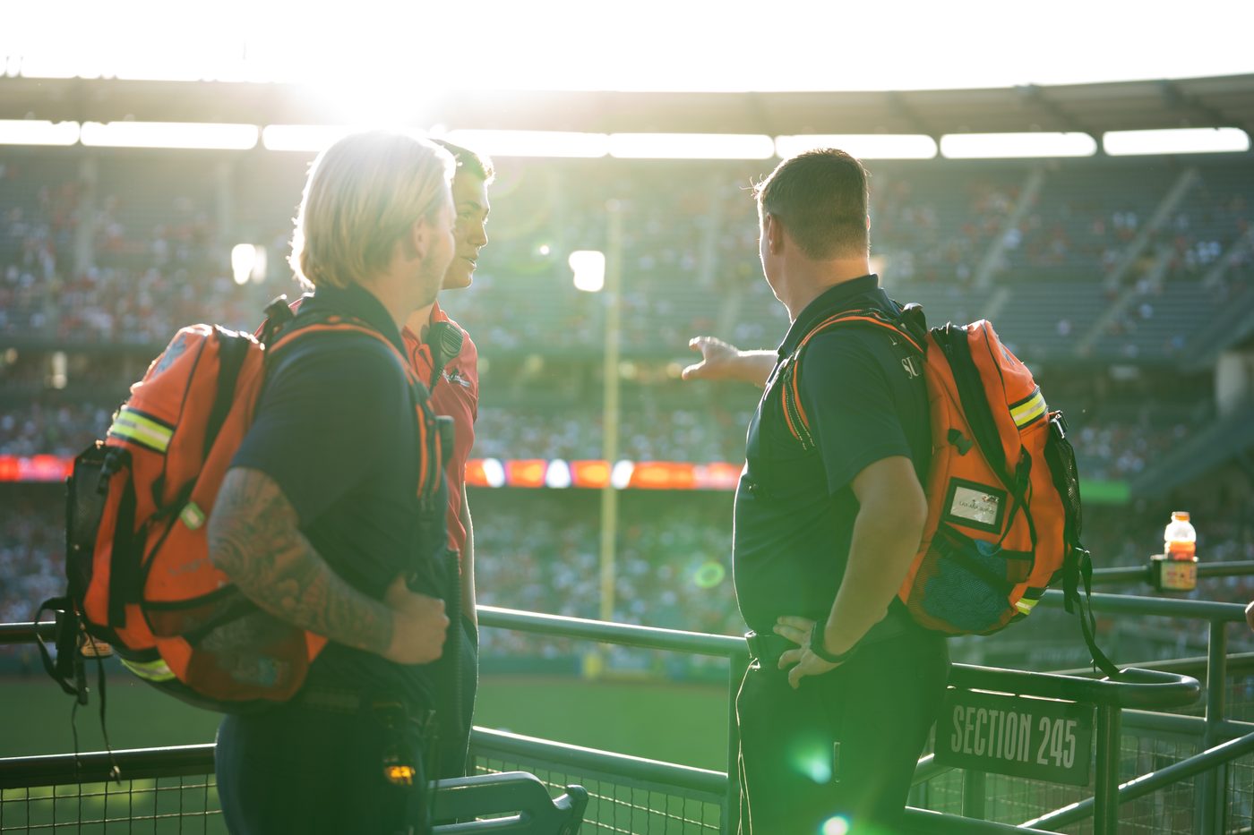 Joffe EMTs at a stadium event